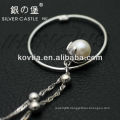 Unique design pearl pendant jewelry 925 sterling sliver chain necklace